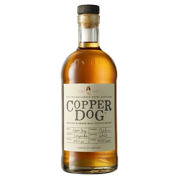 Copper Dog Speyside Blended Malt Scotch Whisky 40% vol 70cl Bottle (Pack of 1)