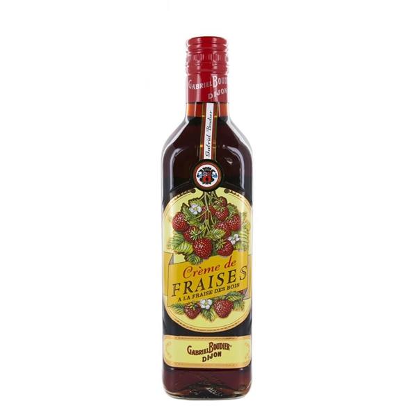 Gabriel Boudier Crème de Fraises Wild Strawberry Liqueur 50cl (Pack of 1)