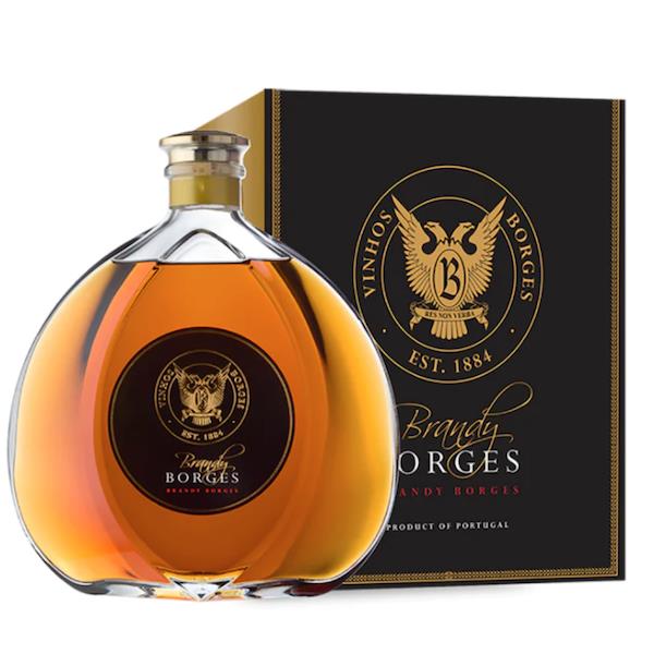 Brandy BORGES - Premium Brandy Magnums w/ premium gift case. (Case of 6 x 1.5L) (Pack of 6)