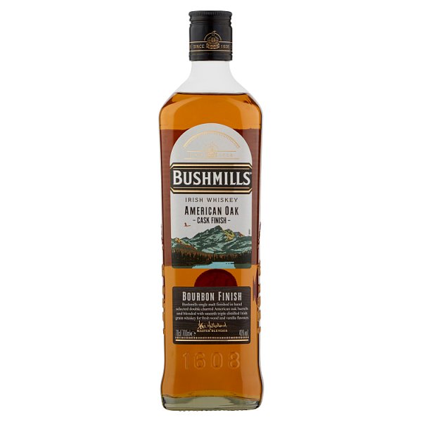 Bushmills Irish Whiskey American Oak Cask Finish 70cl (Pack of 1)