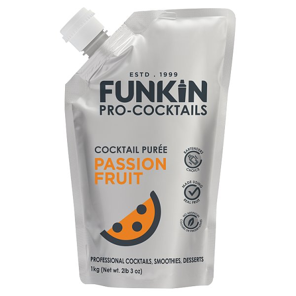 Funkin Pro-Cocktails Passion Fruit Cocktail Purée 1kg (Pack of 5)