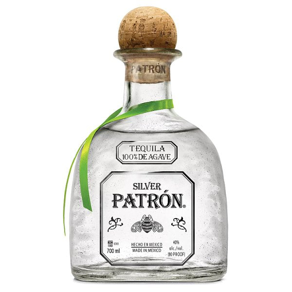 PATRÓN Silver Tequila, 70cl (Pack of 1)