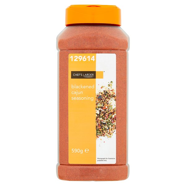 Chef's Larder Blackened Cajun Seasoning 590g (Pack of 6)
