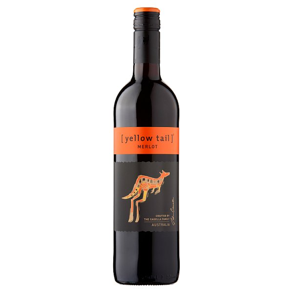 Yellow Tail Merlot Red Wine 750ml (Pack of 6)
