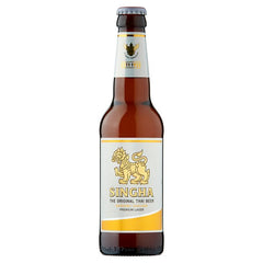 Singha The Original Thai Beer Premium Lager 330ml (Pack of 24)