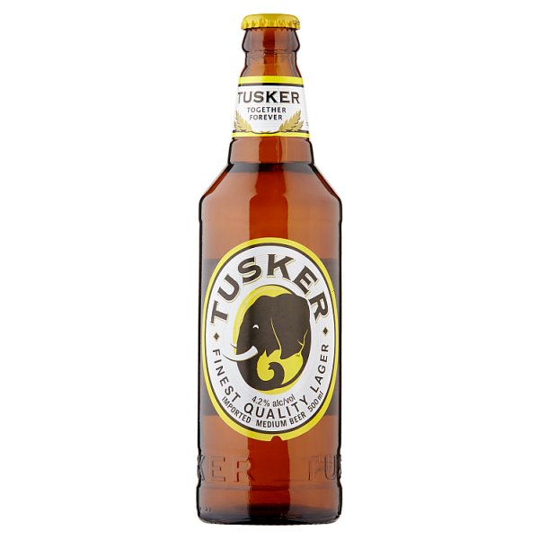 Tusker Imported Medium Beer 500ml (Pack of 12)