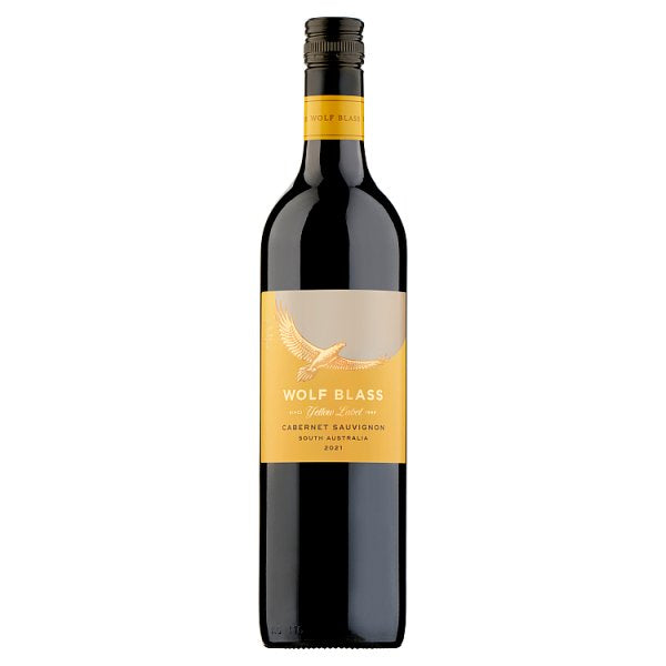 Wolf Blass Yellow Label Cabernet Sauvignon 750ml (Pack of 6)