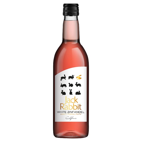 Jack Rabbit White Zinfandel Rosé Wine 187ml (Pack of 12)