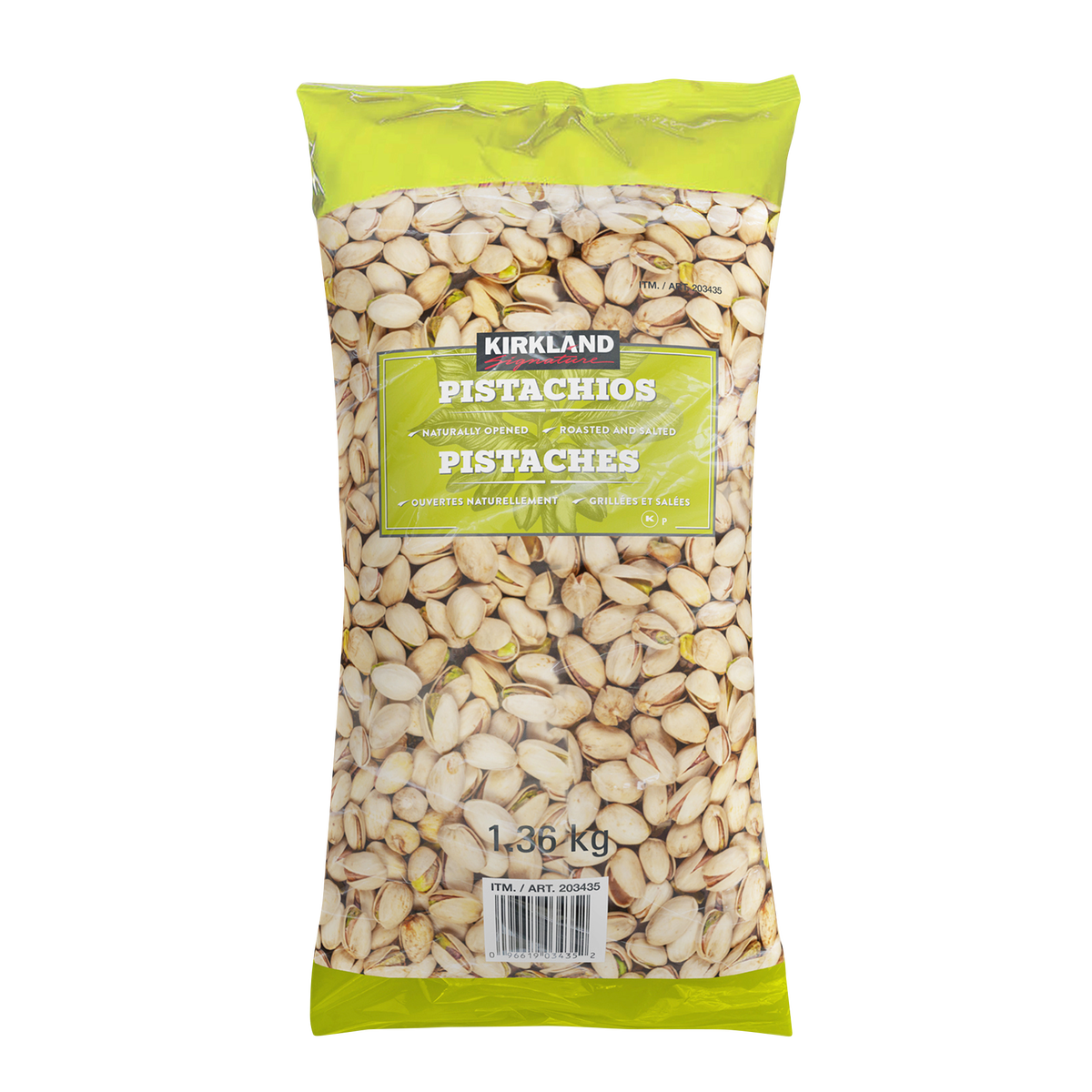 Kirkland Signature California Pistachios 1.36 kg (Pack of 1) - Bulkbuydirect
