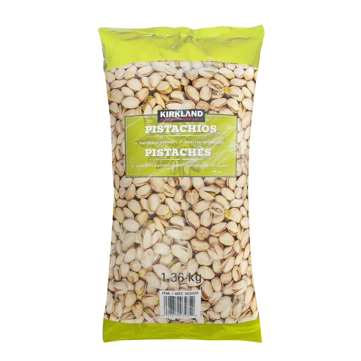 Kirkland Signature California Pistachios 1.36 kg (Pack of 1) - Bulkbuydirect