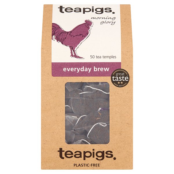 Teapigs Everyday Brew Tea Temples 50 x 3.3g (165g) (Pack of 1)