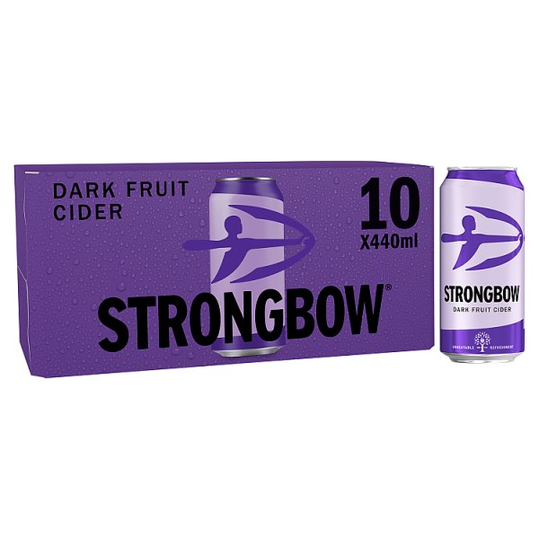 Strongbow Dark Fruit Cider Can 10x440ml (Pack of 1)