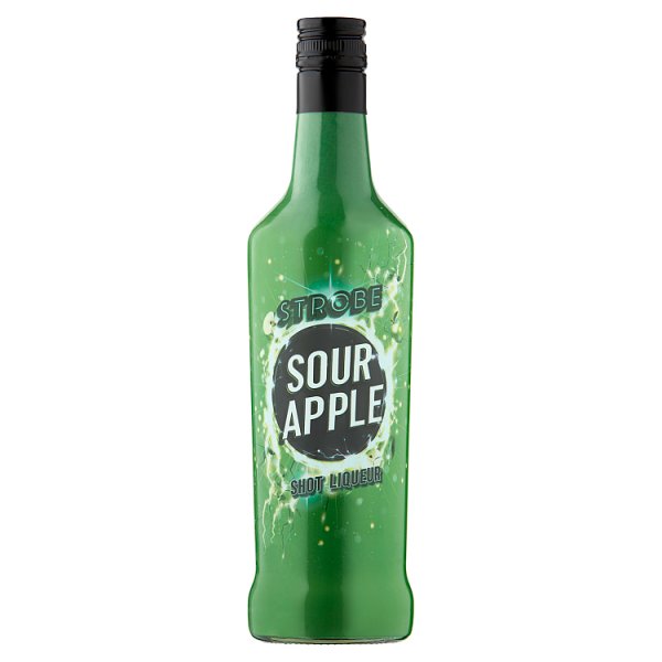 Strobe Sour Apple Shot Liqueur 70cl (Pack of 1)