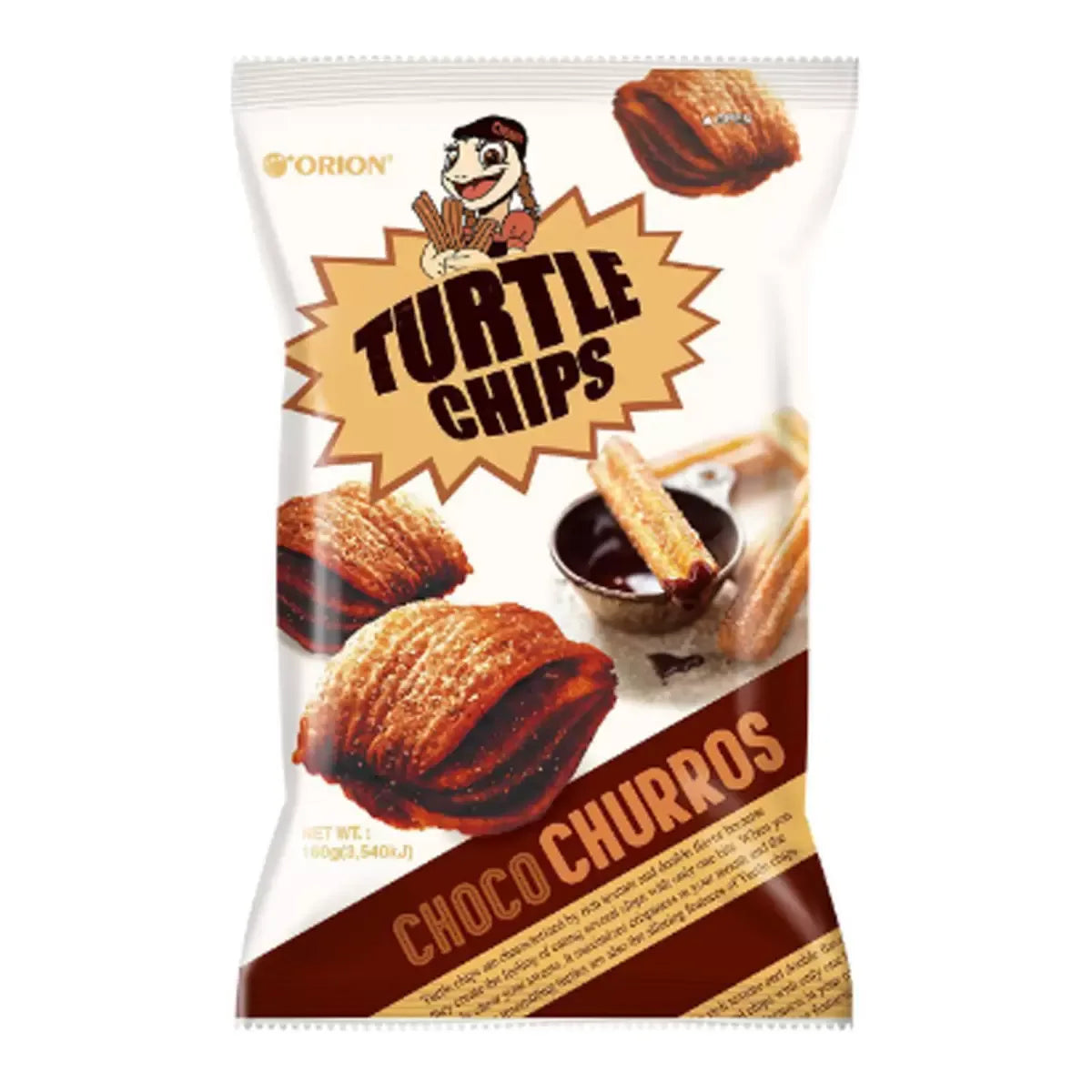 Orion Turtle Chips Choco Churros, 481g (Pack of 1) - Bulkbuydirect