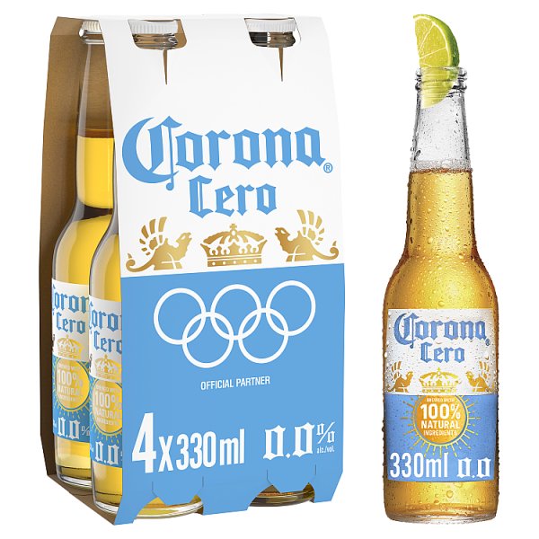 Corona Cero 4 x 330ml (Pack of 24)