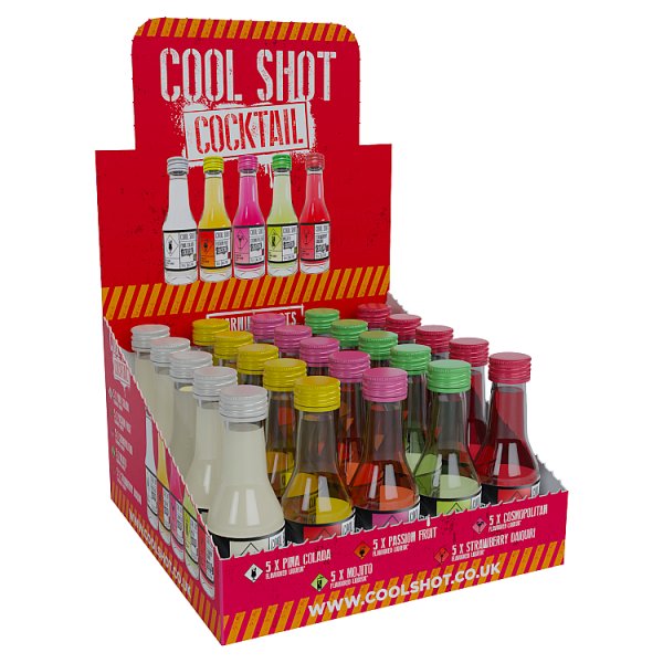 Cool Shot Cocktail 25 x 20ml (500ml) (Pack of 1)