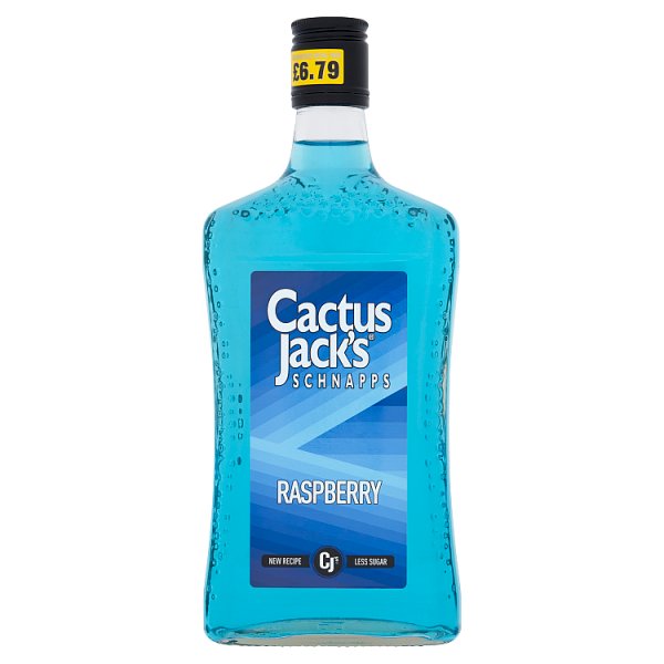 Cactus Jack's Schnapps Raspberry 50cl (Pack of 6)