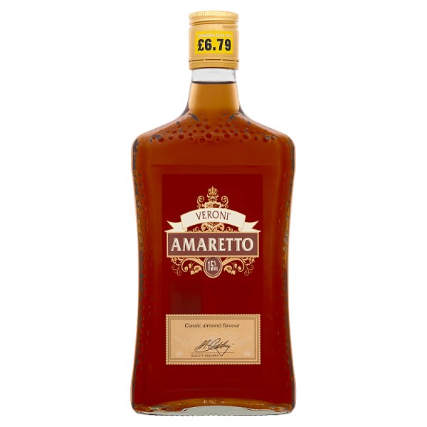 Veroni Amaretto Classic Almond Flavour 50cl (Pack of 1)
