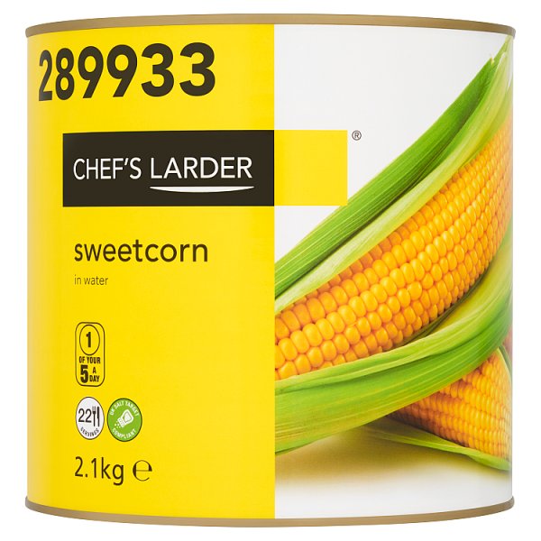 Chef's Larder Sweetcorn in Water 2.1kg (pack of 1)
