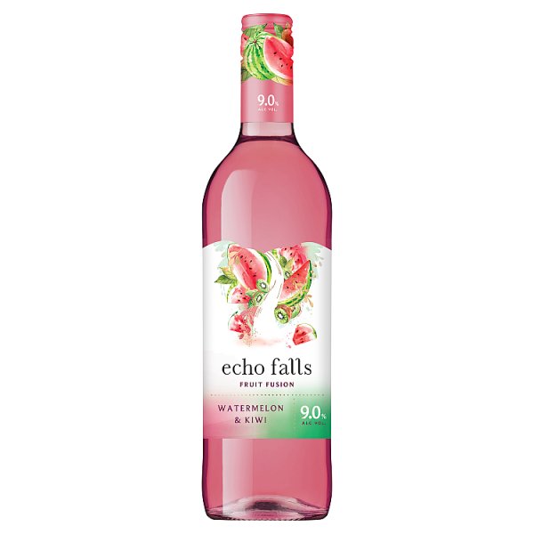 Echo Falls Watermelon & Kiwi Fruit Fusion 75cl (Pack of 6)