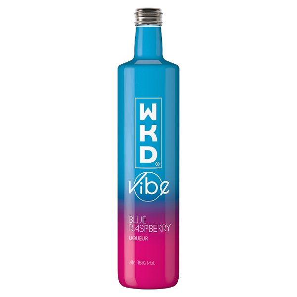WKD Vibe Blue Raspberry Liqueur 500ml (Pack of 1)