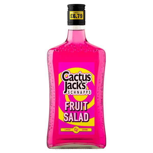 Cactus Jack's Schnapps Limited Edition Fruit Salad 50cl (Pack of 6)