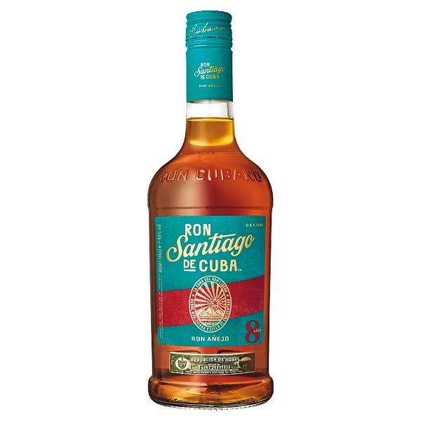 Ron Santiago de Cuba Aňejo 8 Year Old Rum 700ml (Pack of 1)