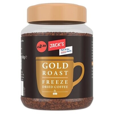 Jack's Gold Roast Freeze Dried Coffee 90g