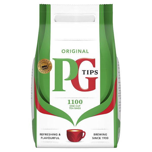 PG Tips Original 1100 One Cup Tea Bags 2.2kg (Pack of 2)