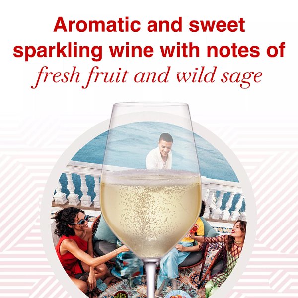 MARTINI Asti Italian Sparkling Wine, 75cl (Pack of 1)