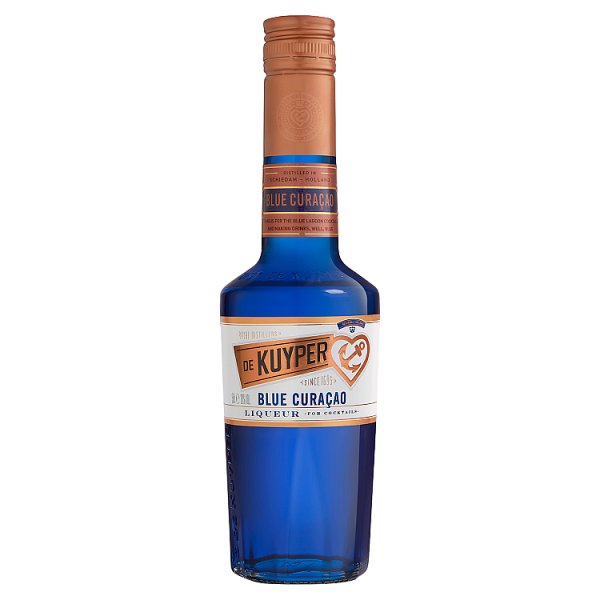 De Kuyper Blue Curaçao Cocktail Liqueur 50cl (Pack of 6)