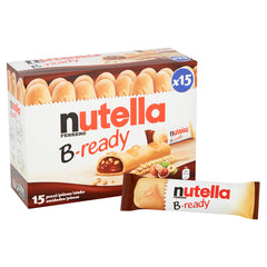 Nutella B-Ready 15 x 22g: A Crunchy Hazelnut Bliss in Every Bite
