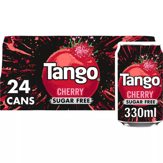 Tango Sugar Free Cherry 24 x 330ml (Pack of 24) - Bulkbuydirect