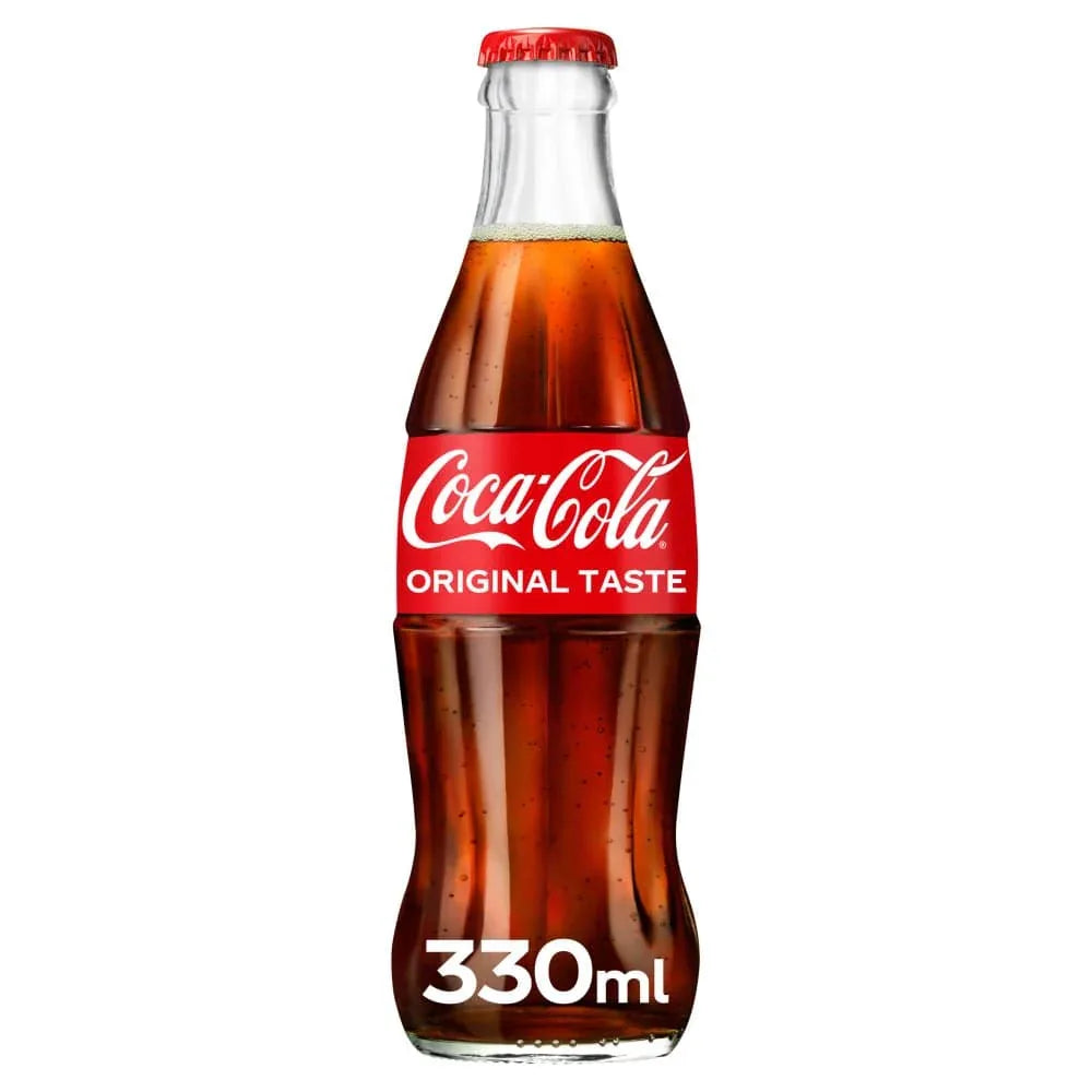 Coca-Cola Original Taste 24 x 330ml (Glass Bottles) - Bulkbuydirect