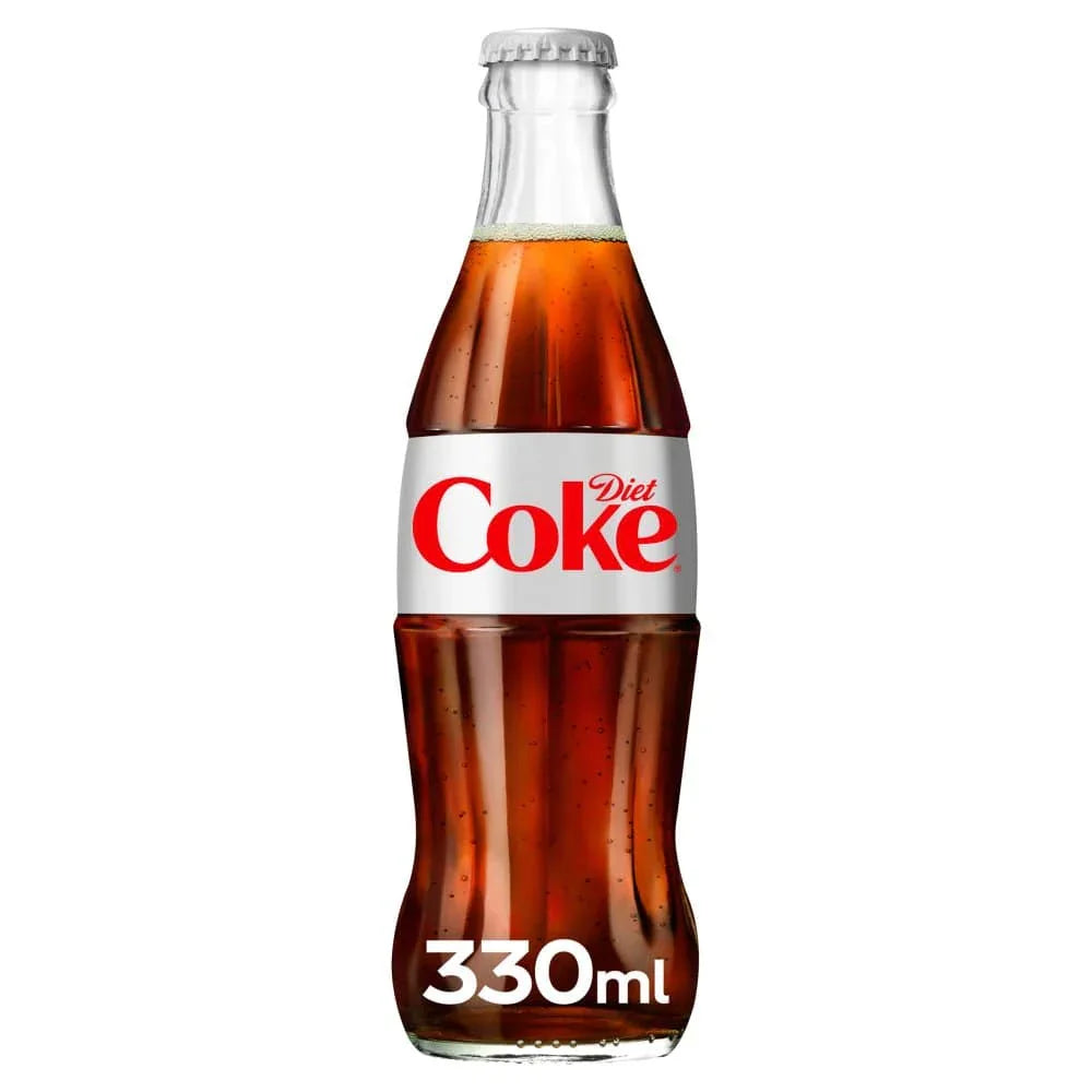 Diet Coke 24 x 330ml (NRB Glass) - Bulkbuydirect