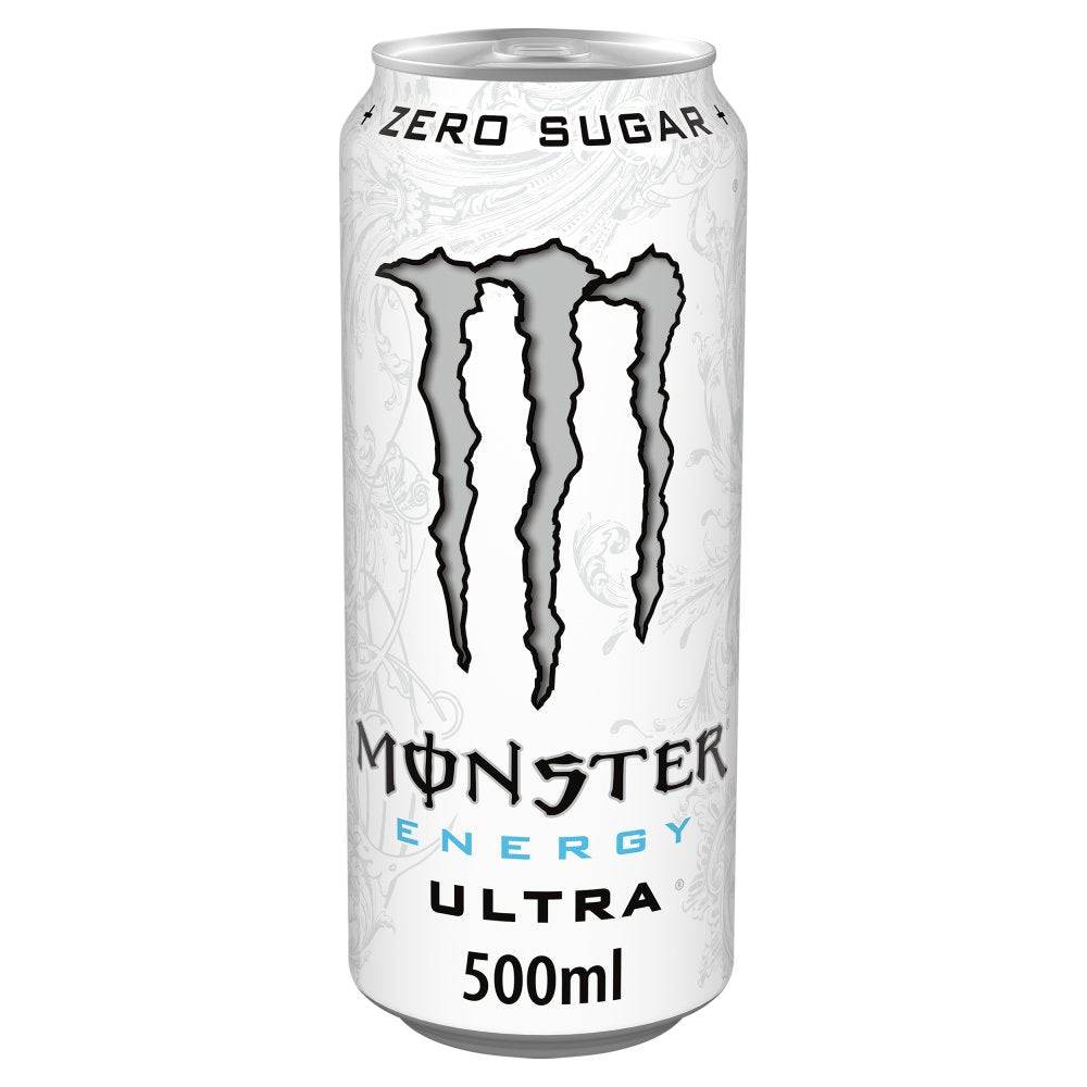 Monster Energy Drink Ultra Zero Sugar 12 x 500ml (Pack of 12) - Bulkbuydirect