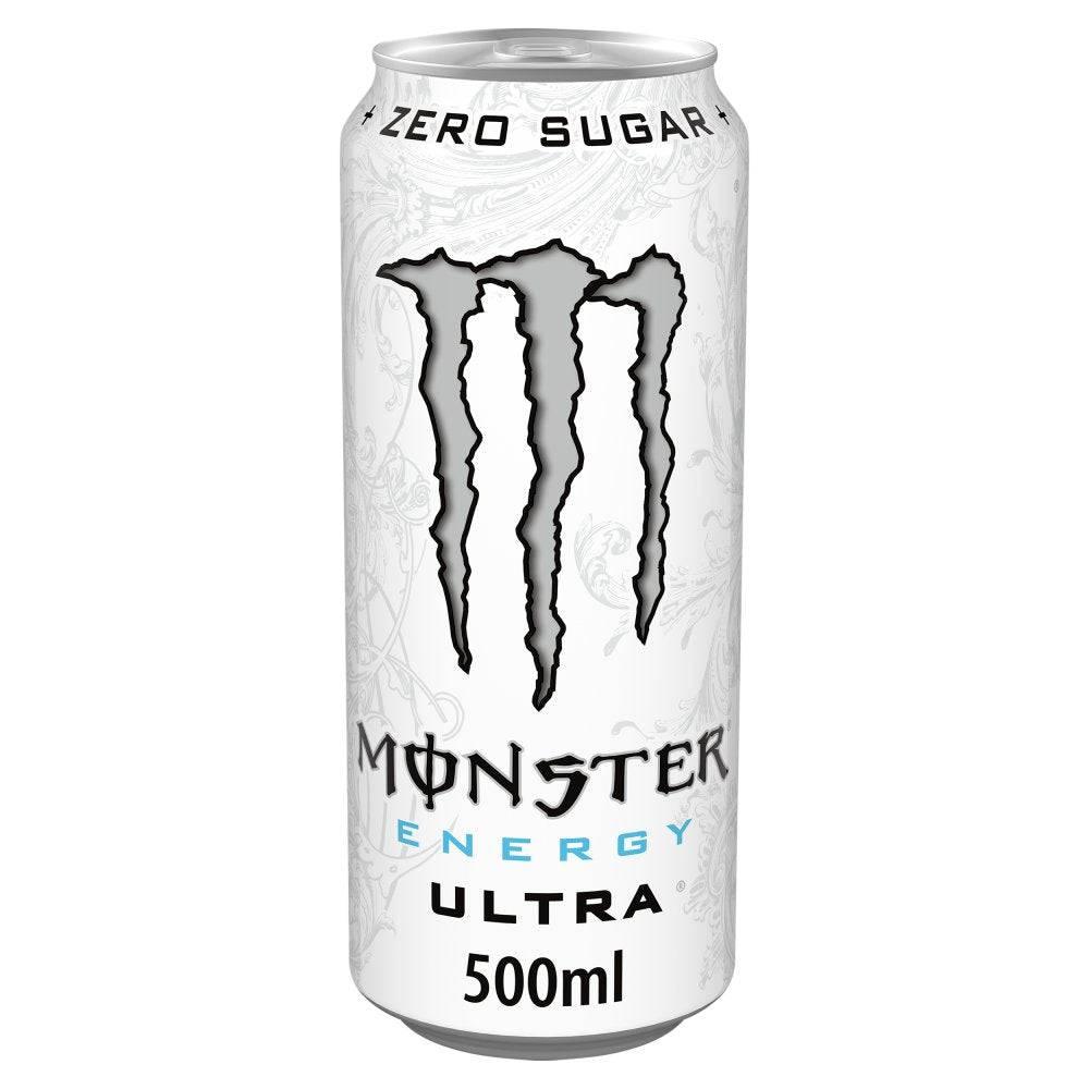 Monster Energy Drink Ultra Zero Sugar 12 x 500ml - Bulkbuydirect