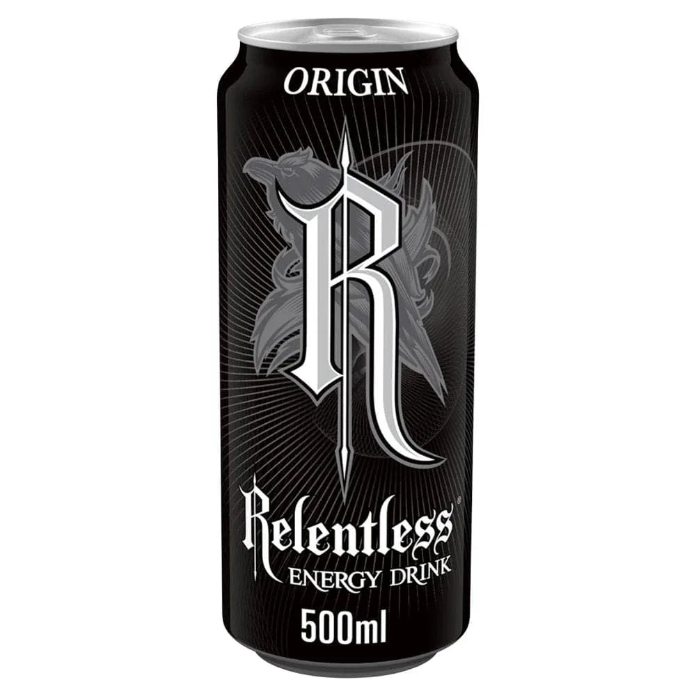 Relentless Origin Energy Drink 12 x 500ml (Pack of 12) - Bulkbuydirect