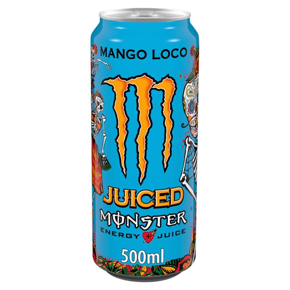 Monster Energy Drink Mango Loco 12 x 500ml PM1.75 - Bulkbuydirect