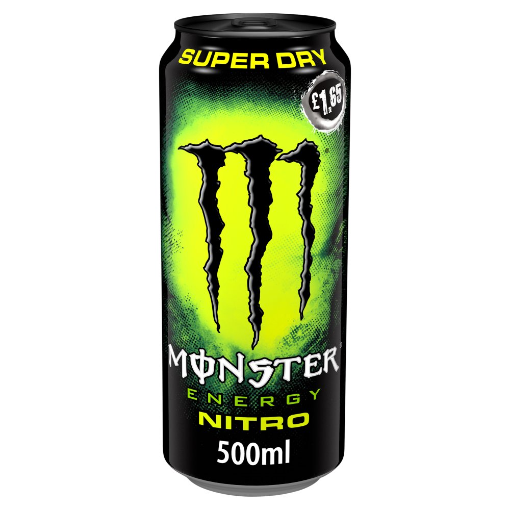 Monster Energy Drink Nitro Super Dry 12 x 500ml PM£1.75
