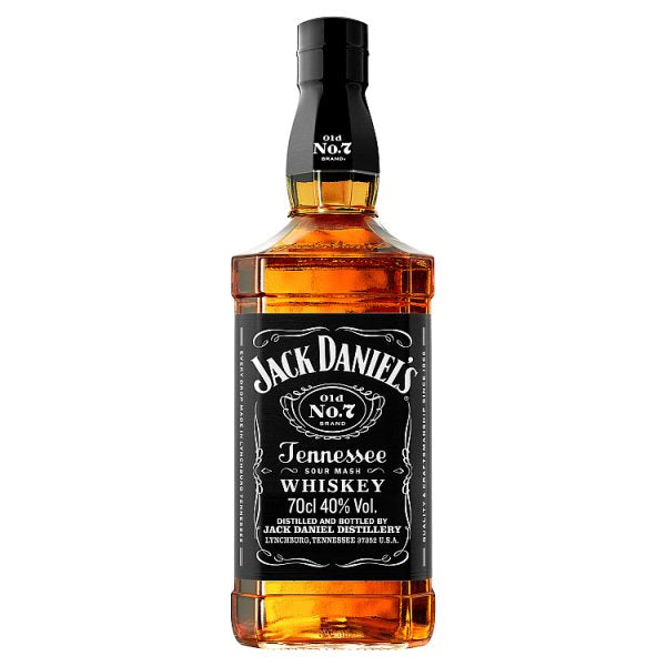 Jack Daniel's Old No. 7 Tennessee Whiskey 70 cL (Pack of 1)