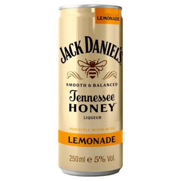 Jack Daniels Honey & Lemonade 12x250ml (Pack of 1)