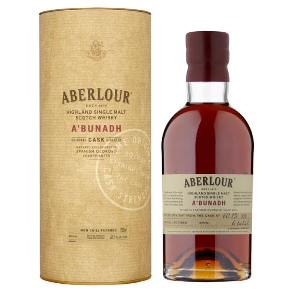 Aberlour A'bunadh Single Malt Scotch Whisky 70cl (Pack of 1)