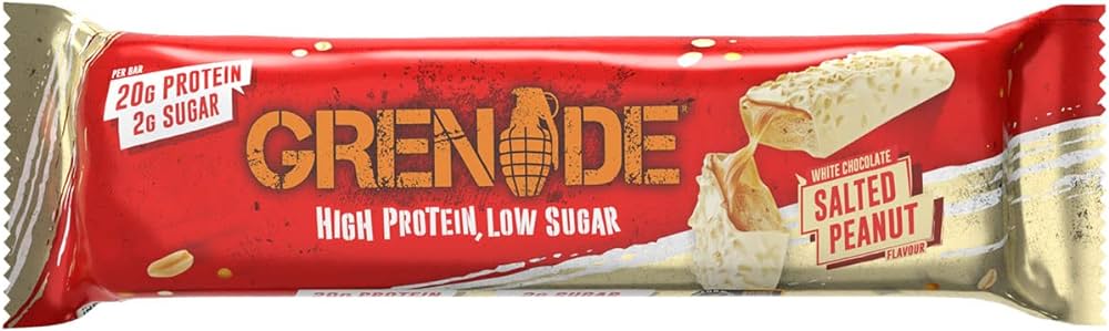 Grenade White Chocolate Salted Peanut Flavour 12 x 60g