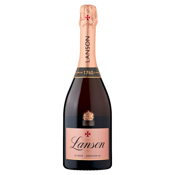 Champagne Lanson Le Rosé Création 750ml (Pack of 6)