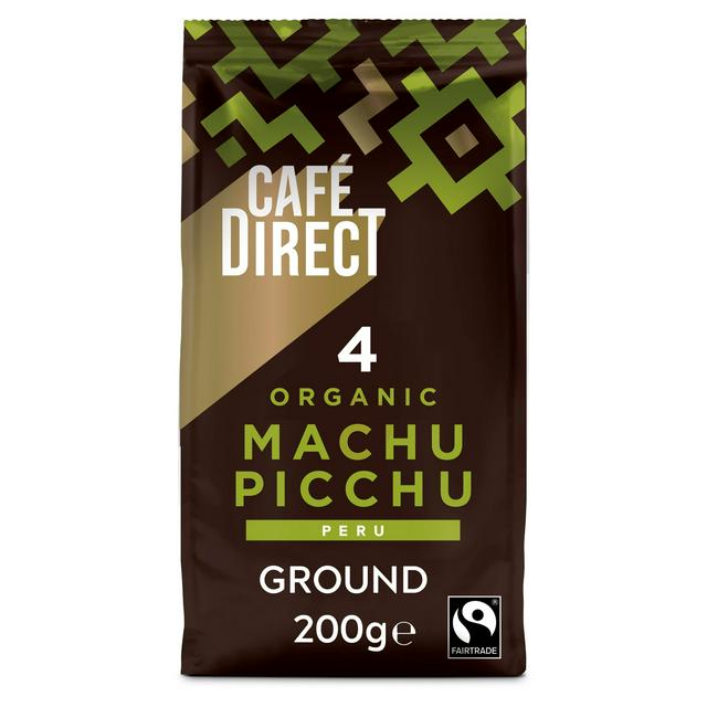 Cafédirect 4 Organic Machu Picchu Ground Coffee 200g (Pack of 6)