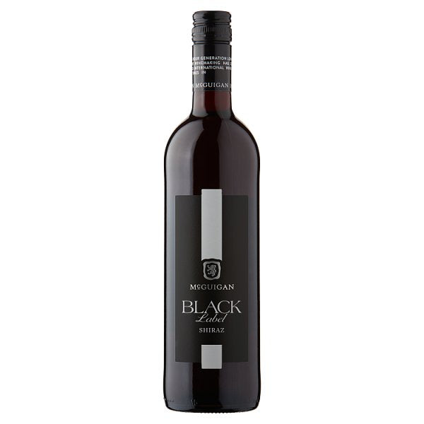McGuigan Black Label Shiraz Australian Red Wine 75cl (Pack of 6)