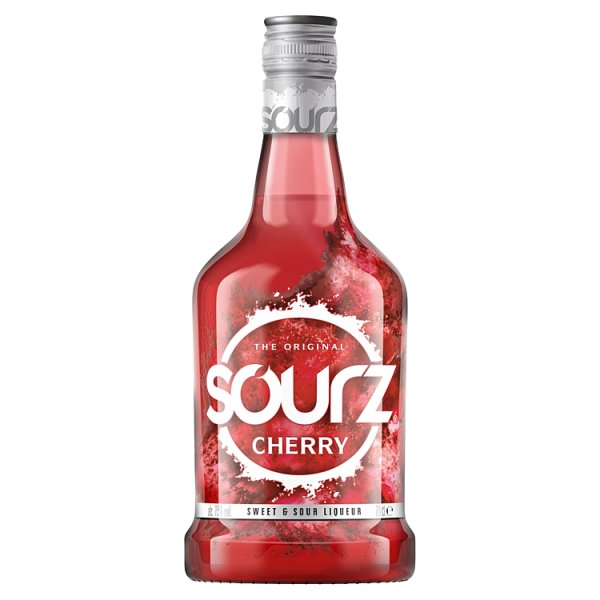 Sourz The Original Cherry Sweet & Sour Spirit Drink 70cl (Pack of 6)