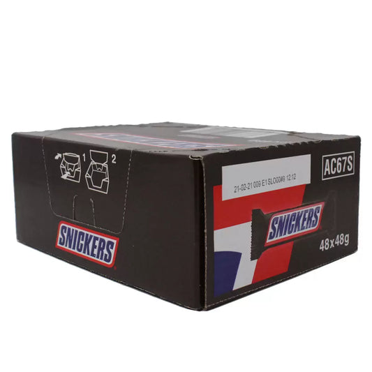 Snickers Bar 48x48g: Satisfy Your Cravings with Bulk Chocolate Bliss