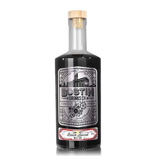 Bostin Drinks Co Black Spiced Rum 70cl (Pack of 1)